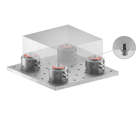 STARK.balance direct workpiece clamping with surface-mounted element