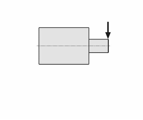 Admissible piston side load