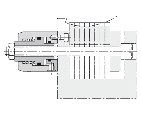 Cilindro de pistón hueco 2.1320 Cilindro de pistón hueco 2.1320