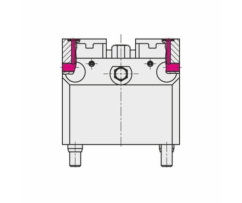 Pneumatic workpiece contact control